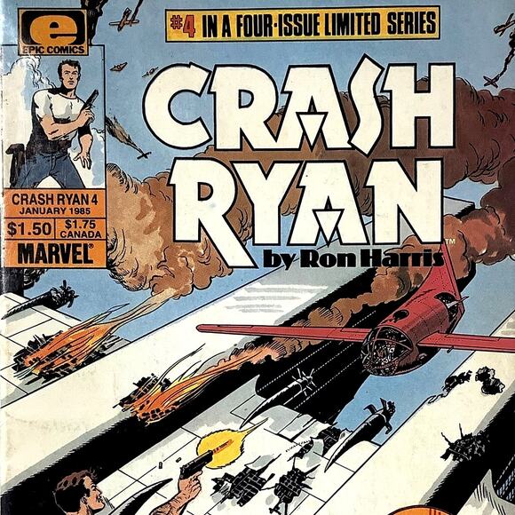 Marvel's Crash Ryan #4, Jan 1985, Epic Comics,  NM 9.4 - Picture 1 of 4